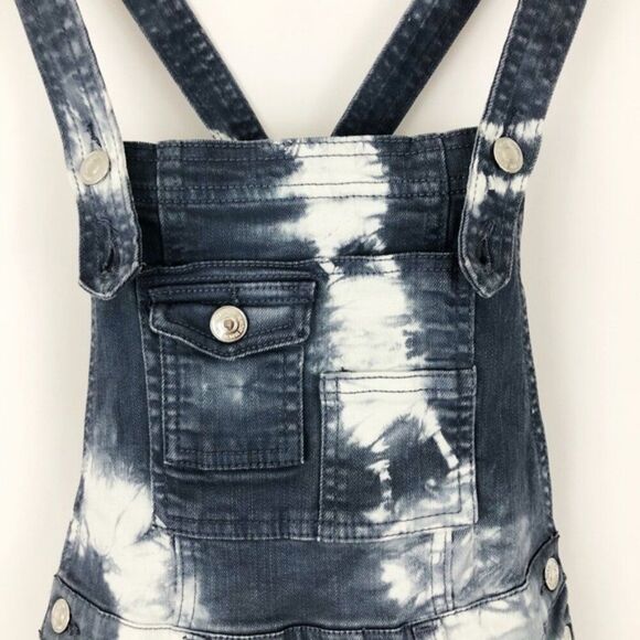 Almost Famous Tie Dye Shortalls, Size 5 - Picture 2 of 6